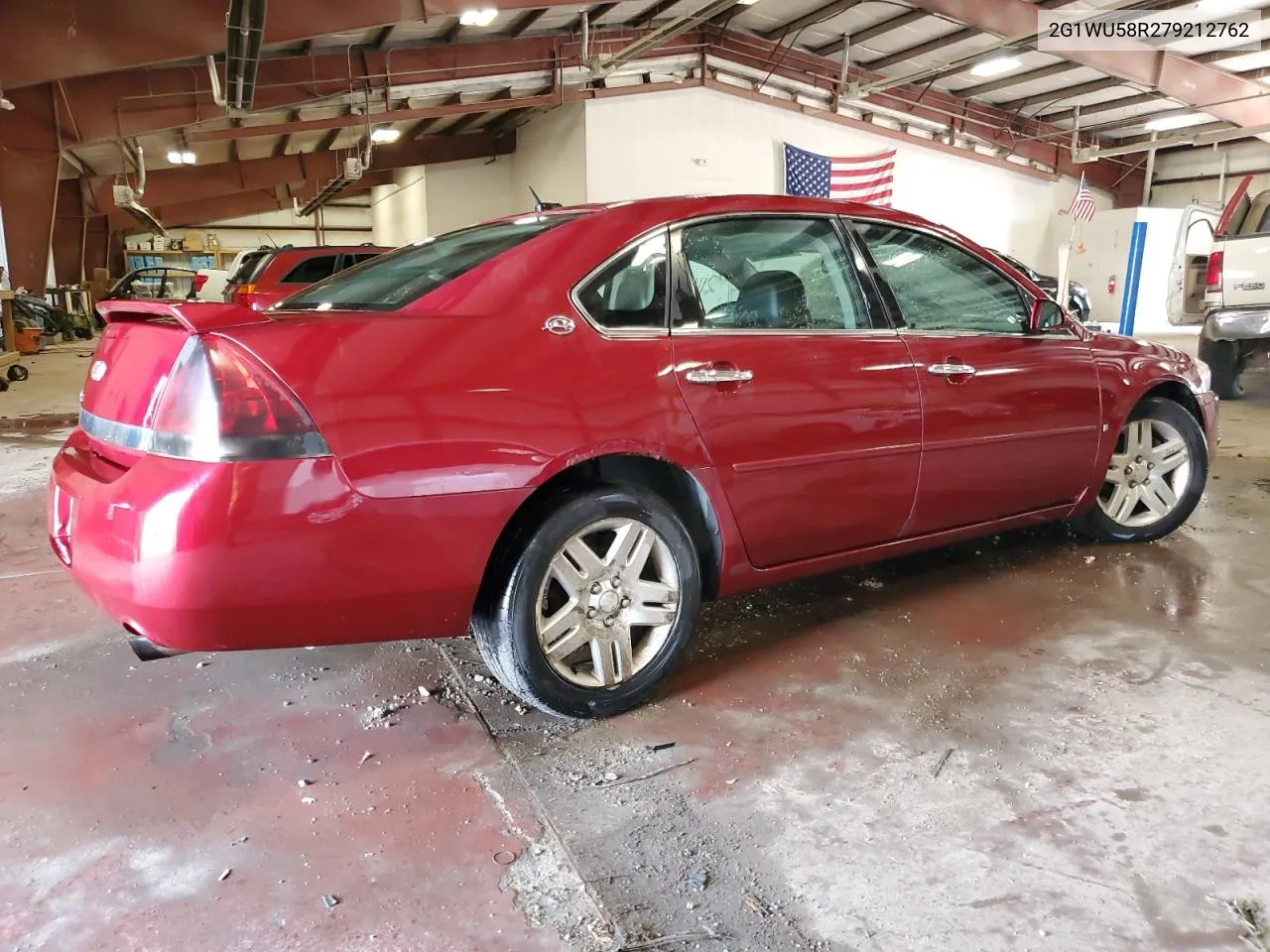 2007 Chevrolet Impala Ltz VIN: 2G1WU58R279212762 Lot: 62435244