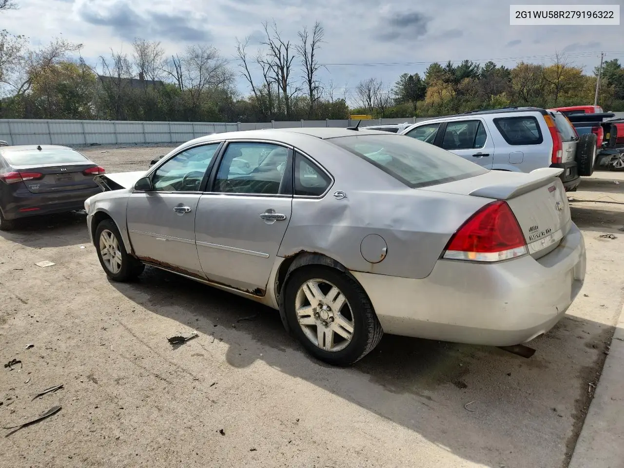 2G1WU58R279196322 2007 Chevrolet Impala Ltz
