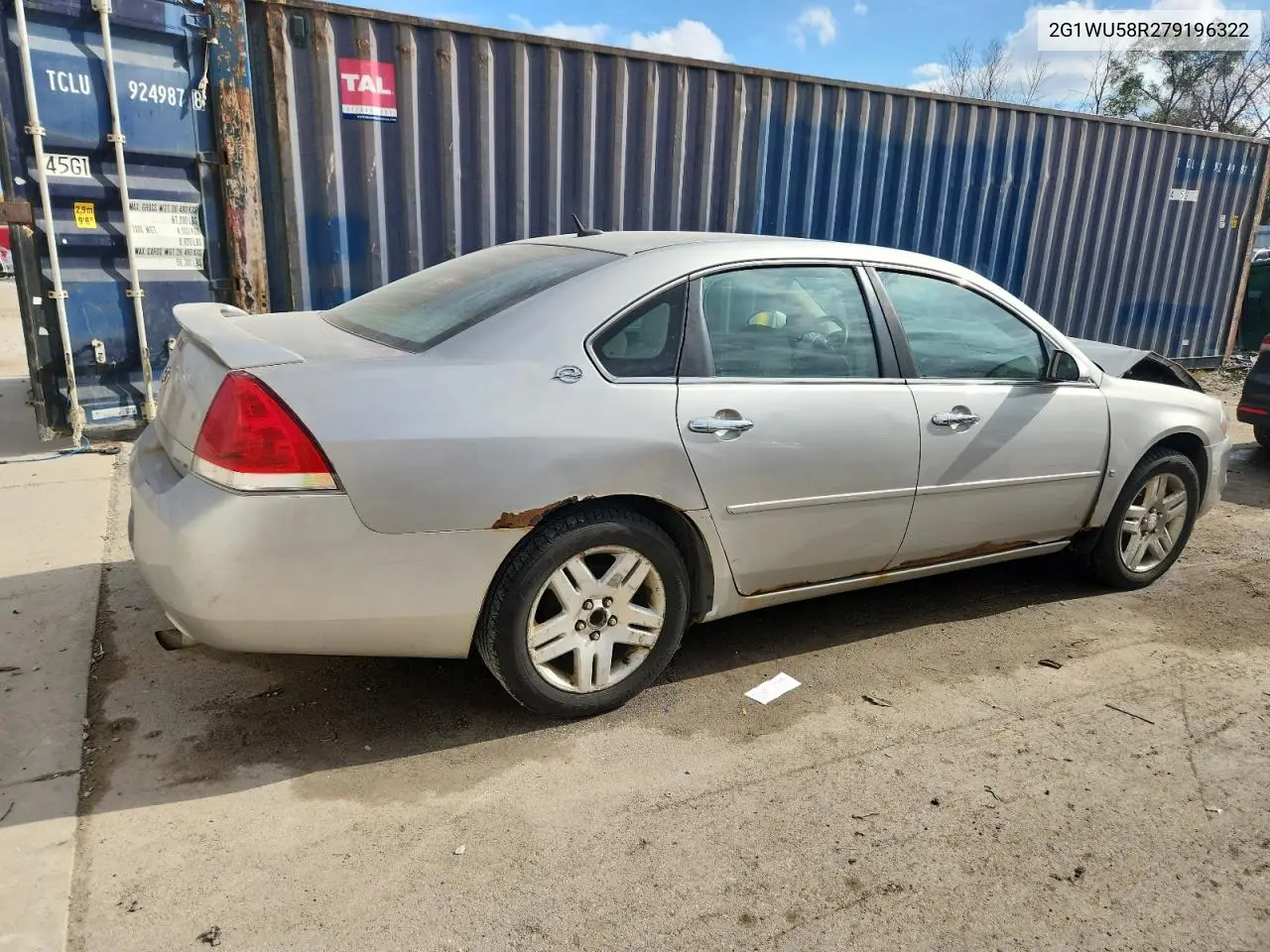 2G1WU58R279196322 2007 Chevrolet Impala Ltz