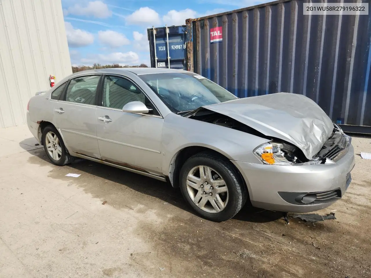 2G1WU58R279196322 2007 Chevrolet Impala Ltz