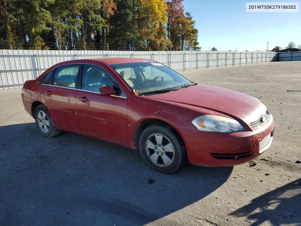 2G1WT55K279186352 2007 Chevrolet Impala Lt