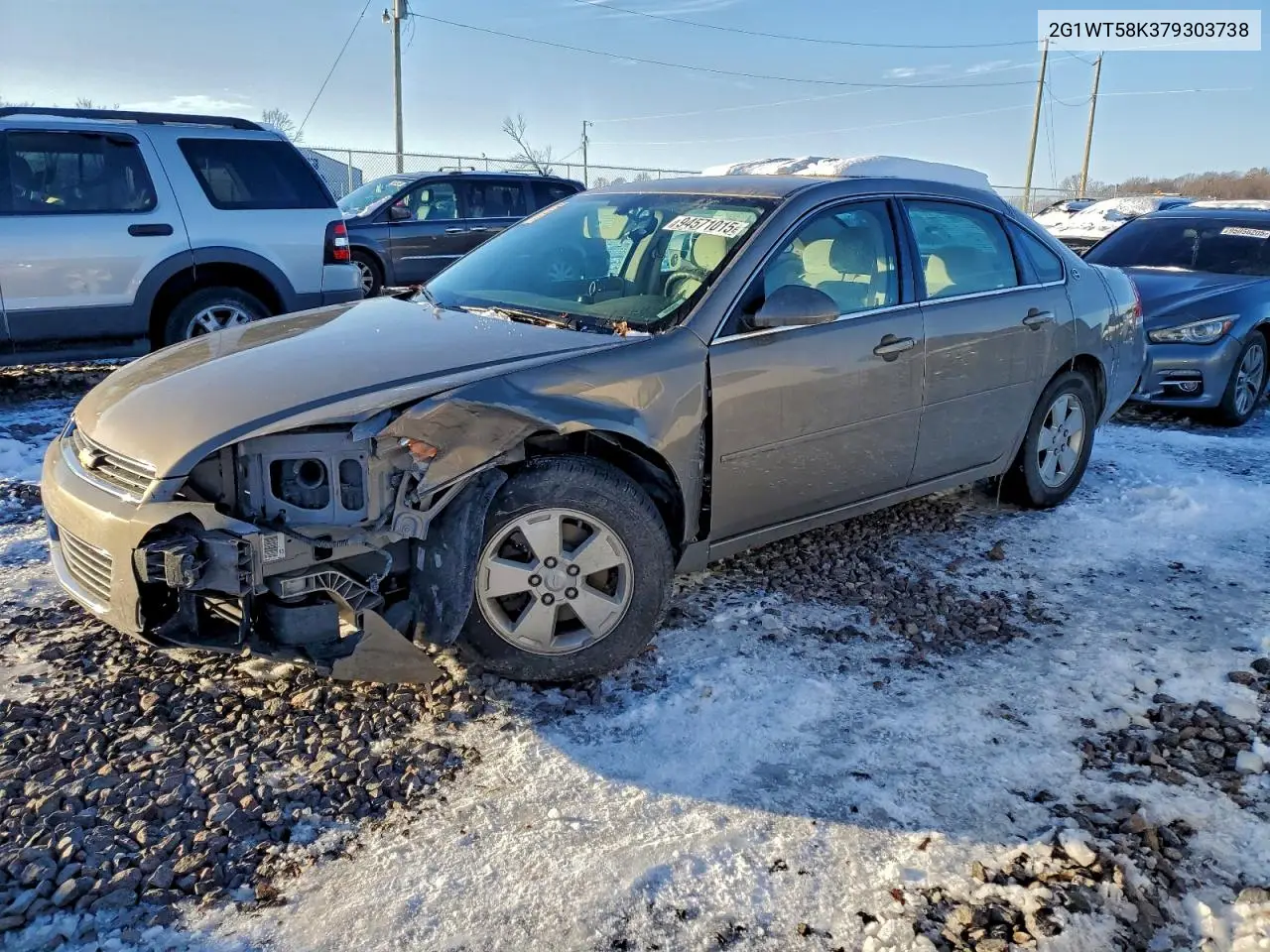 2G1WT58K379303738 2007 Chevrolet Impala Lt
