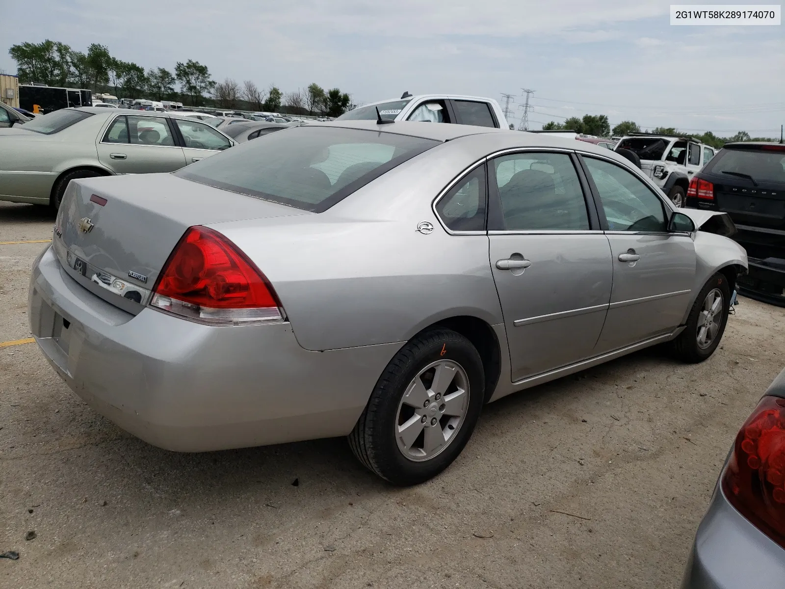 2008 Chevrolet Impala Lt VIN: 2G1WT58K289174070 Lot: 51521113