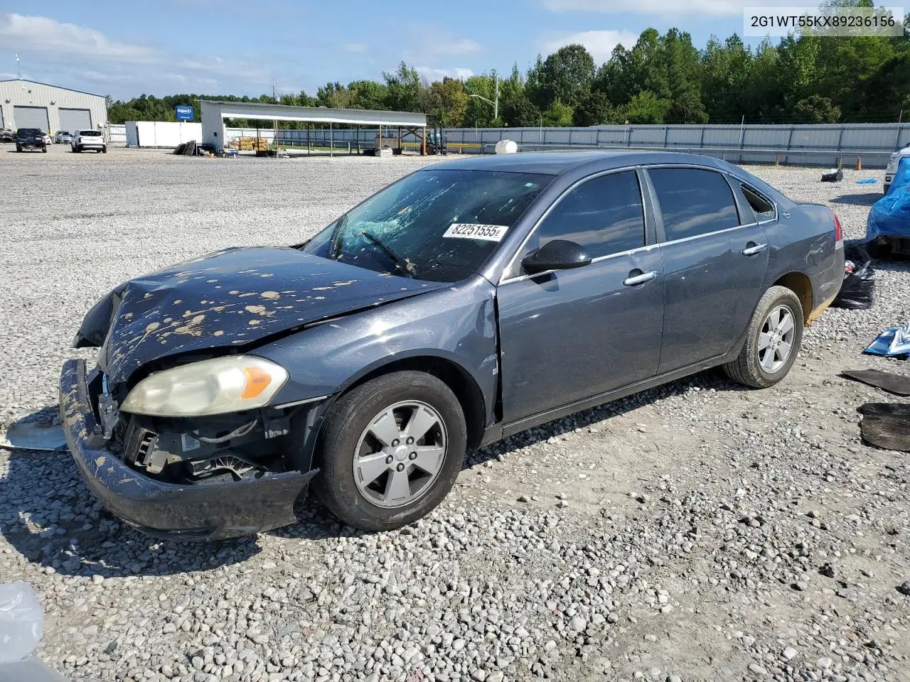 2G1WT55KX89236156 2008 Chevrolet Impala Lt