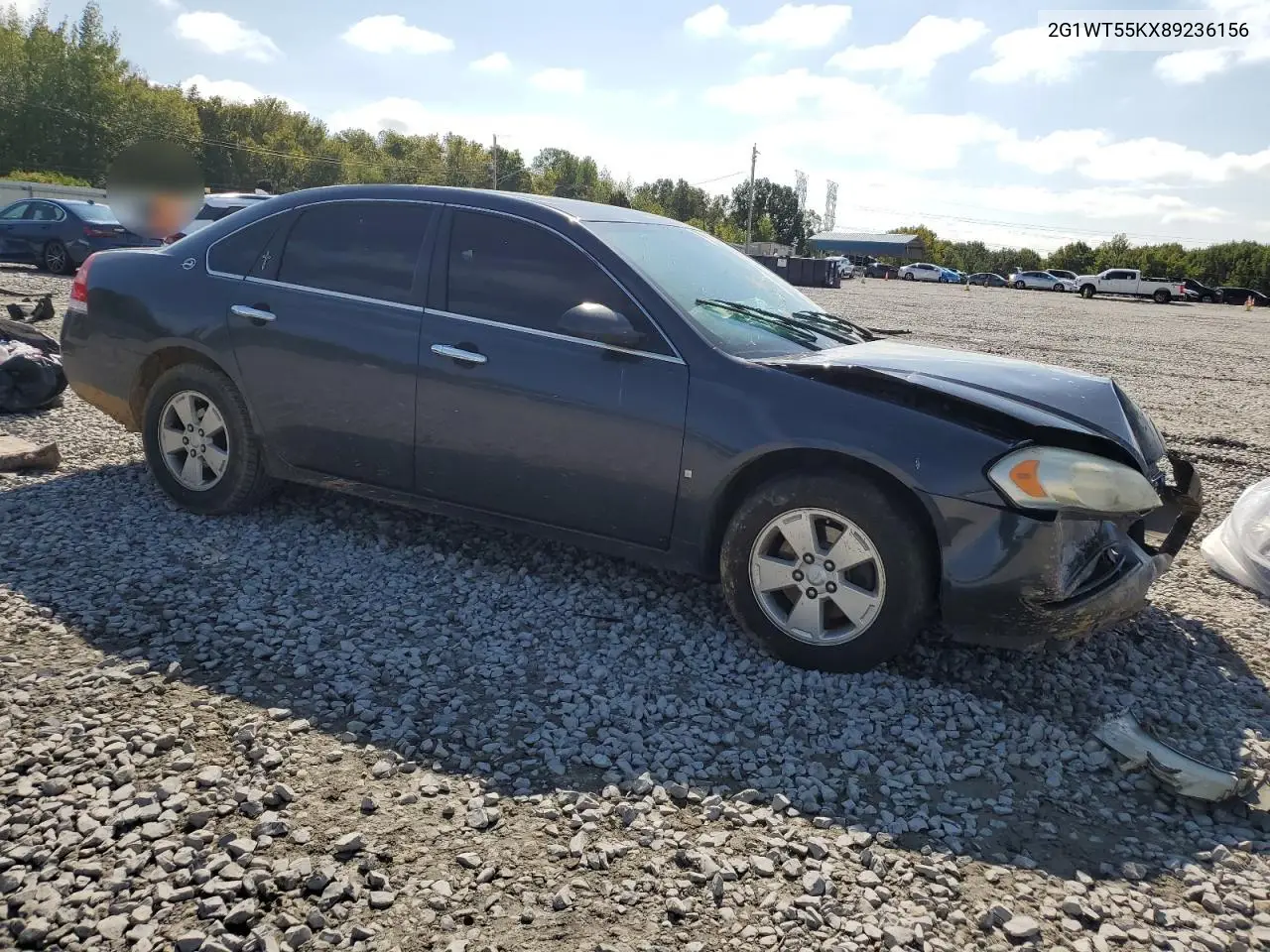 2G1WT55KX89236156 2008 Chevrolet Impala Lt