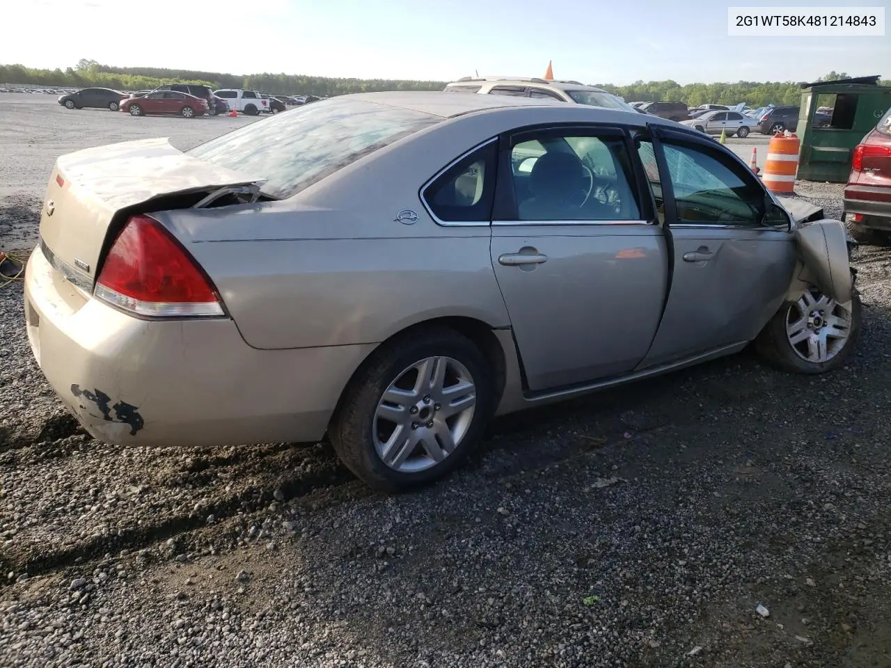 2G1WT58K481214843 2008 Chevrolet Impala Lt