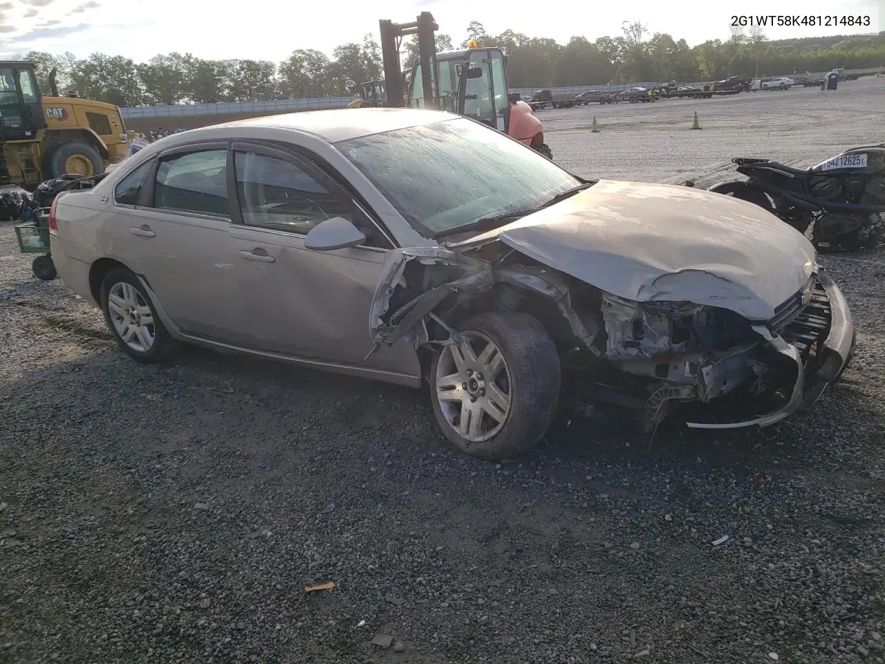 2G1WT58K481214843 2008 Chevrolet Impala Lt