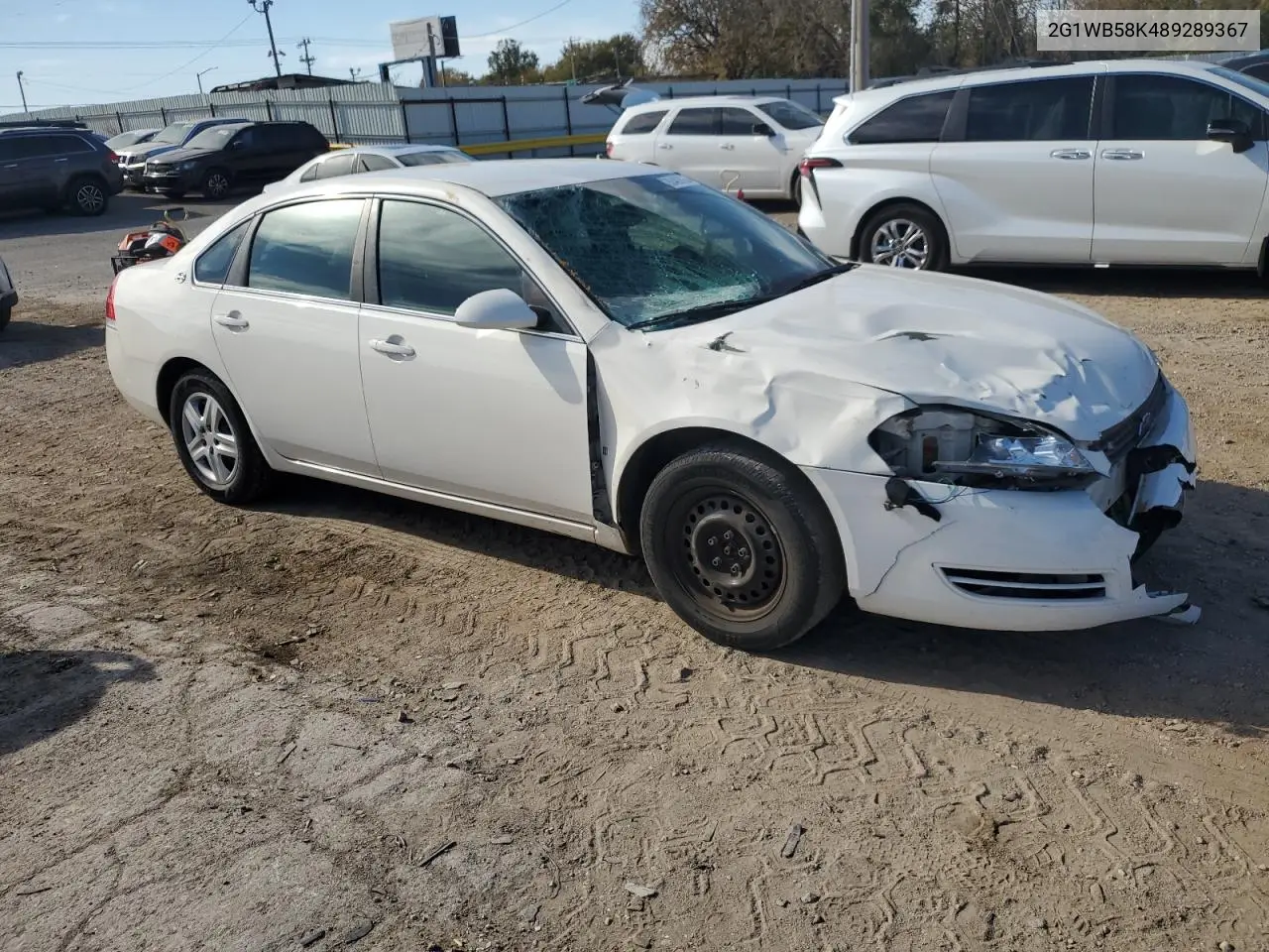 2G1WB58K489289367 2008 Chevrolet Impala Ls
