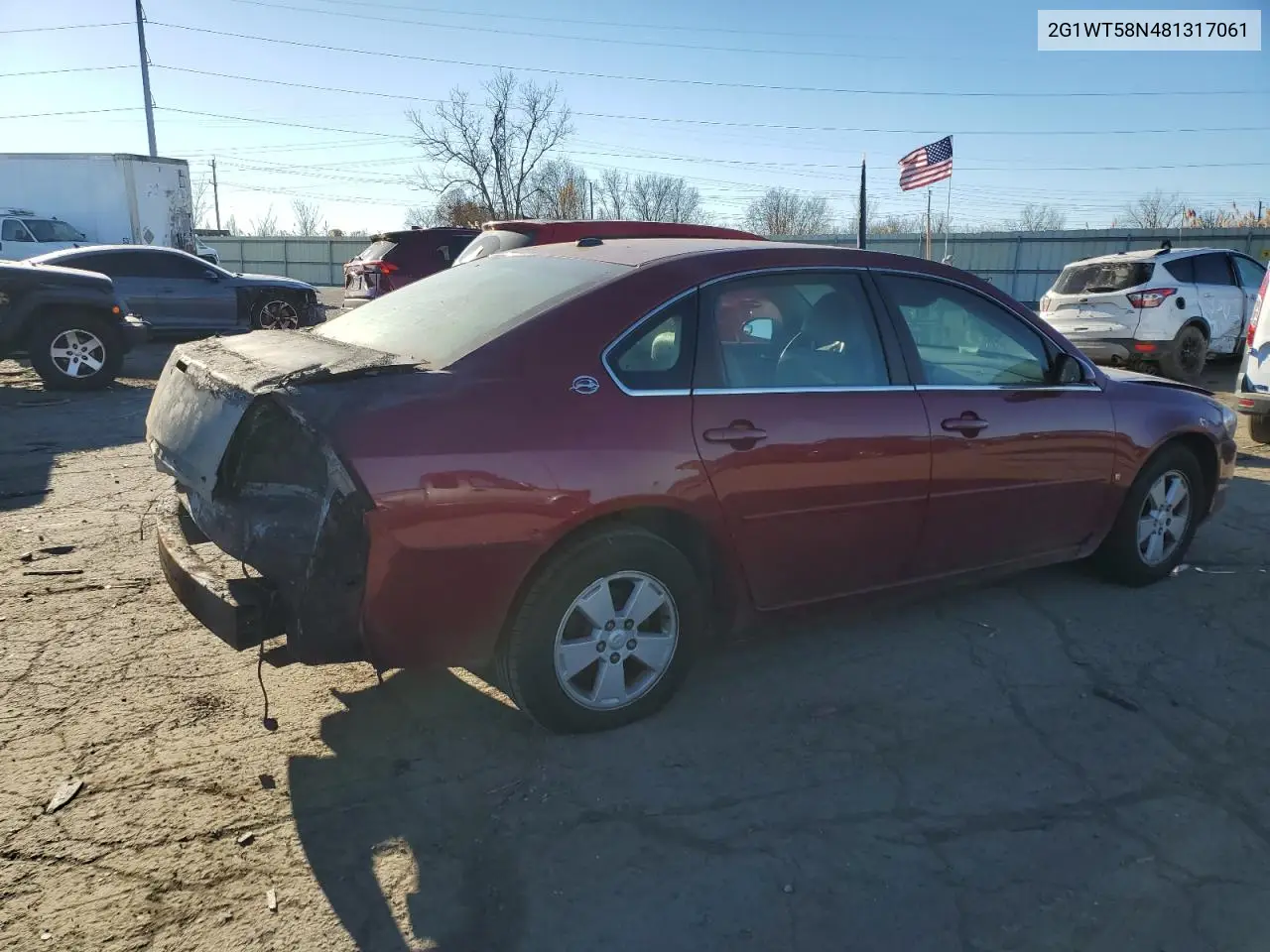 2G1WT58N481317061 2008 Chevrolet Impala Lt