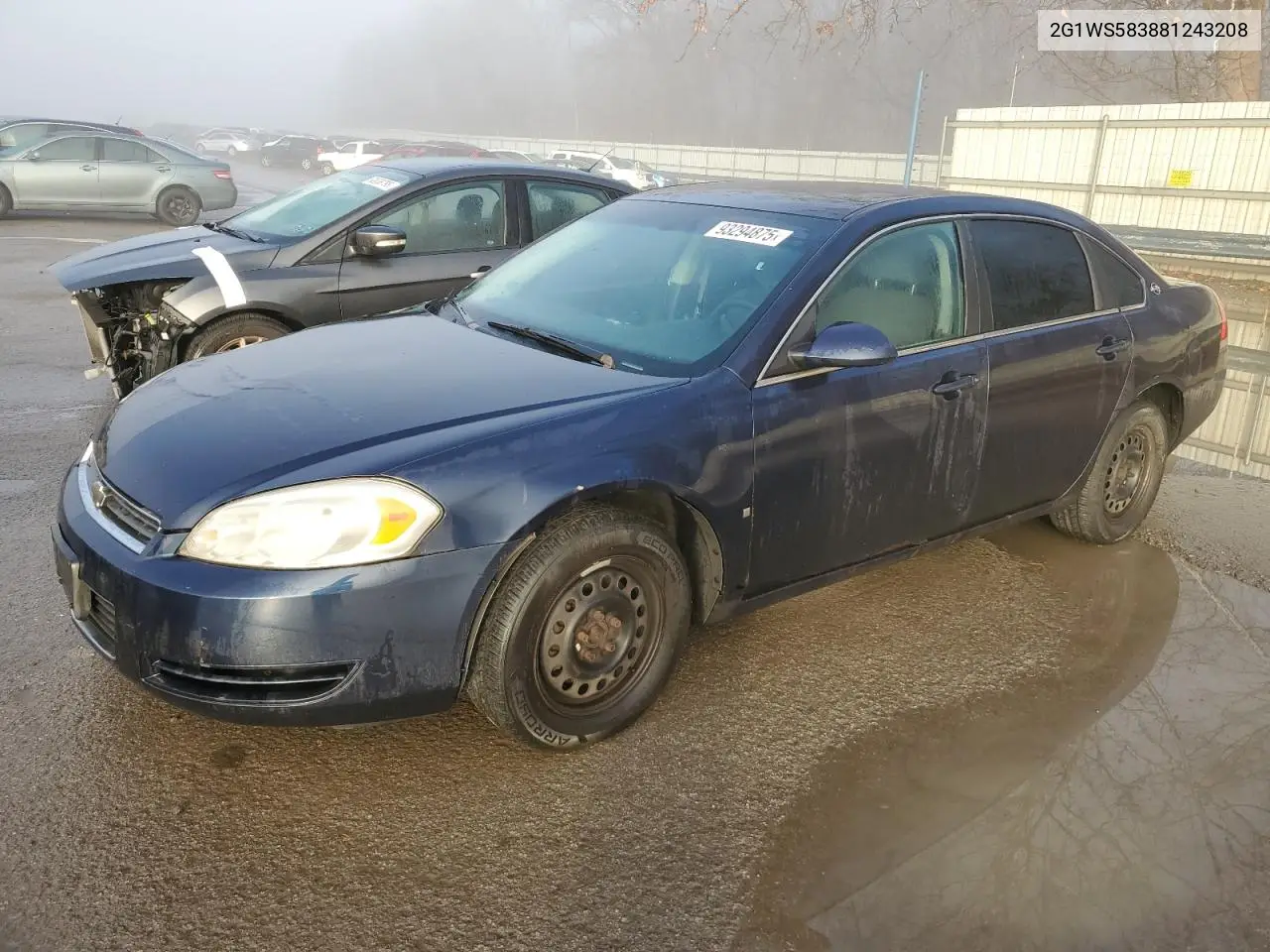 2G1WS583881243208 2008 Chevrolet Impala Police