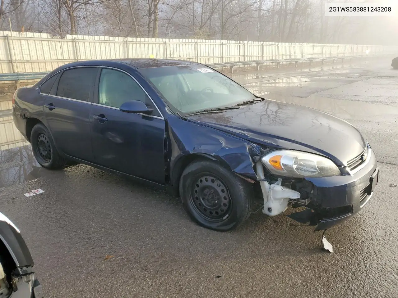 2G1WS583881243208 2008 Chevrolet Impala Police