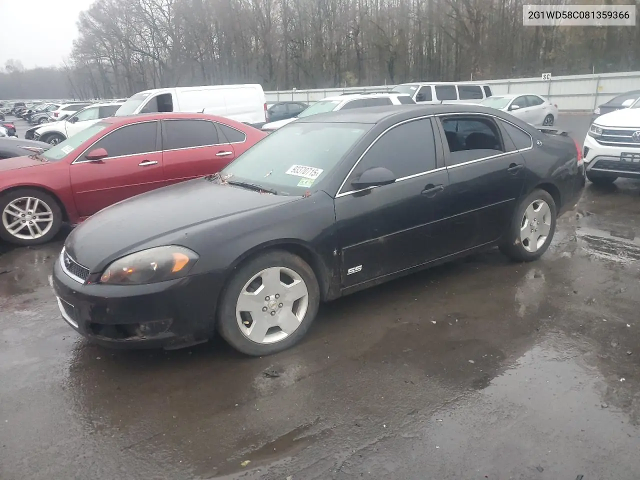 2G1WD58C081359366 2008 Chevrolet Impala Super Sport