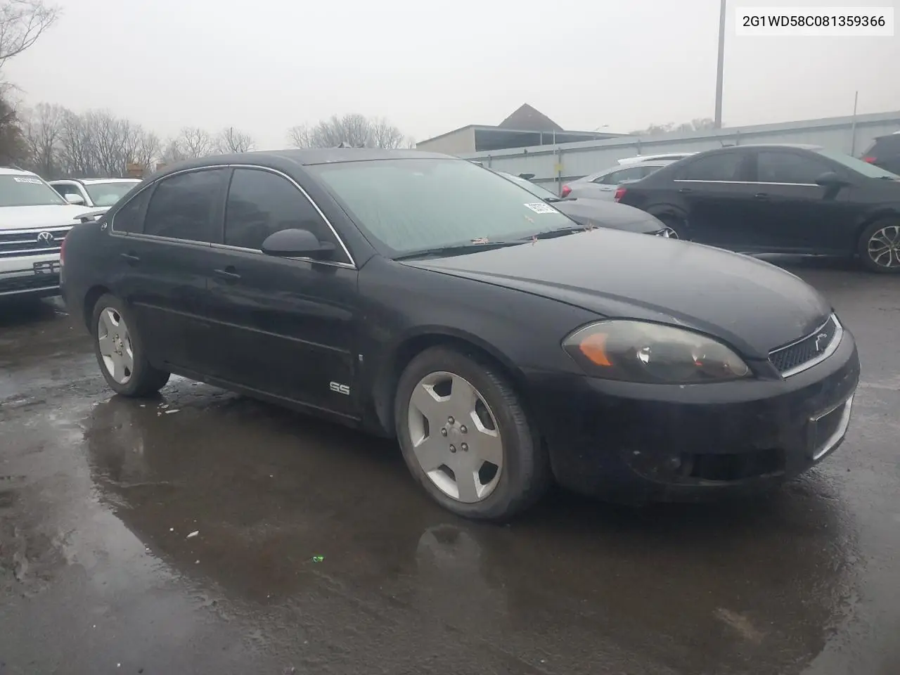2G1WD58C081359366 2008 Chevrolet Impala Super Sport