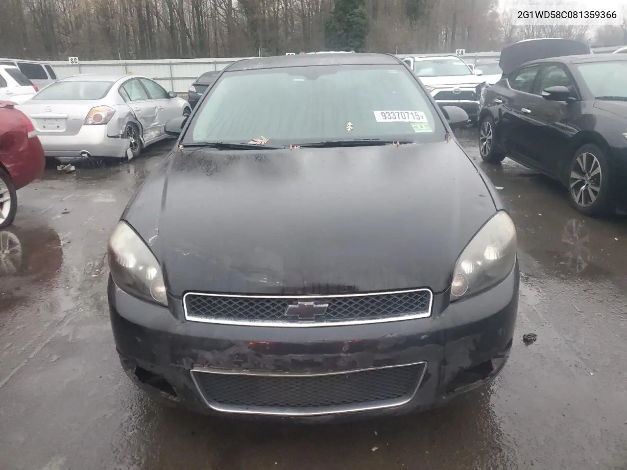 2G1WD58C081359366 2008 Chevrolet Impala Super Sport