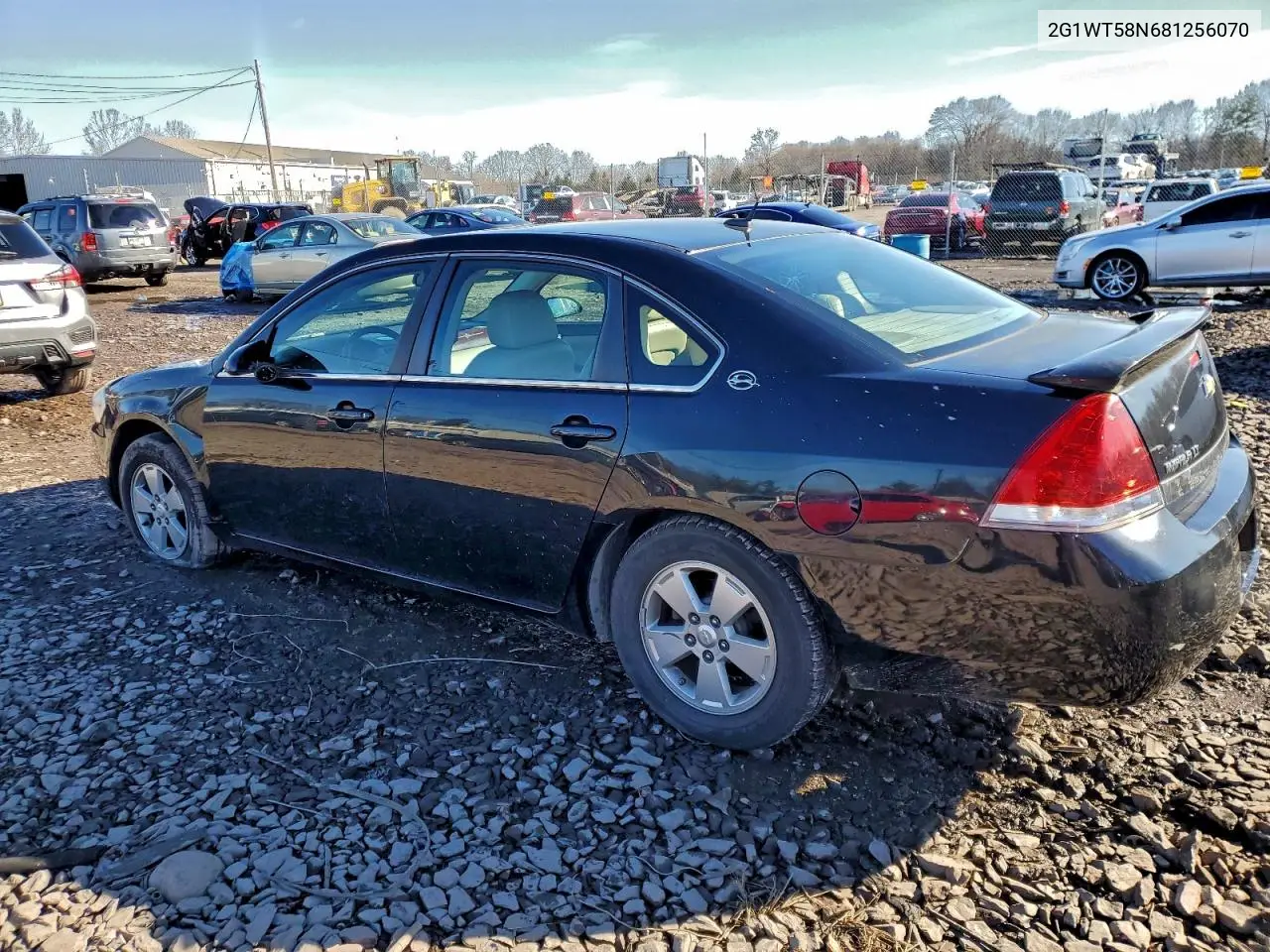 2G1WT58N681256070 2008 Chevrolet Impala Lt