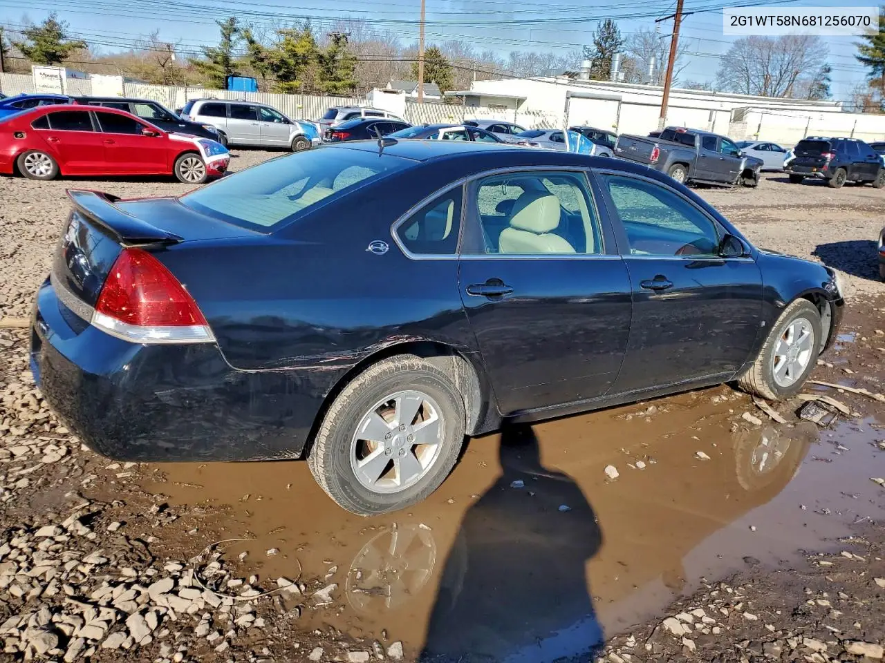 2G1WT58N681256070 2008 Chevrolet Impala Lt