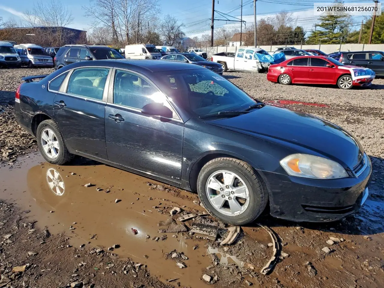 2G1WT58N681256070 2008 Chevrolet Impala Lt