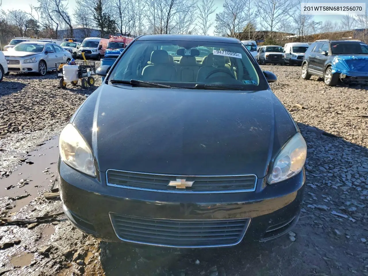 2G1WT58N681256070 2008 Chevrolet Impala Lt