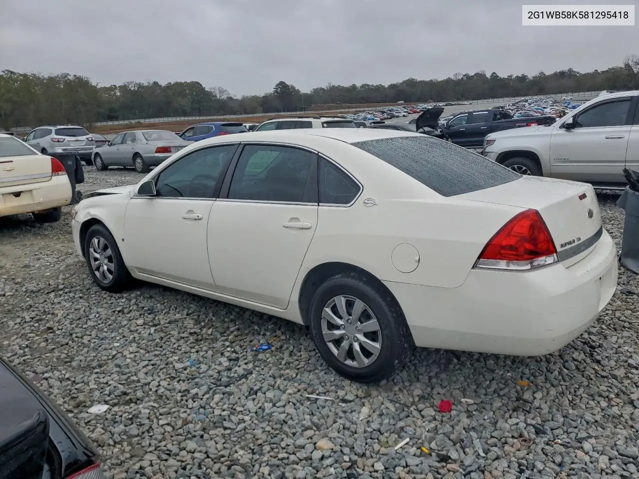 2G1WB58K581295418 2008 Chevrolet Impala Ls