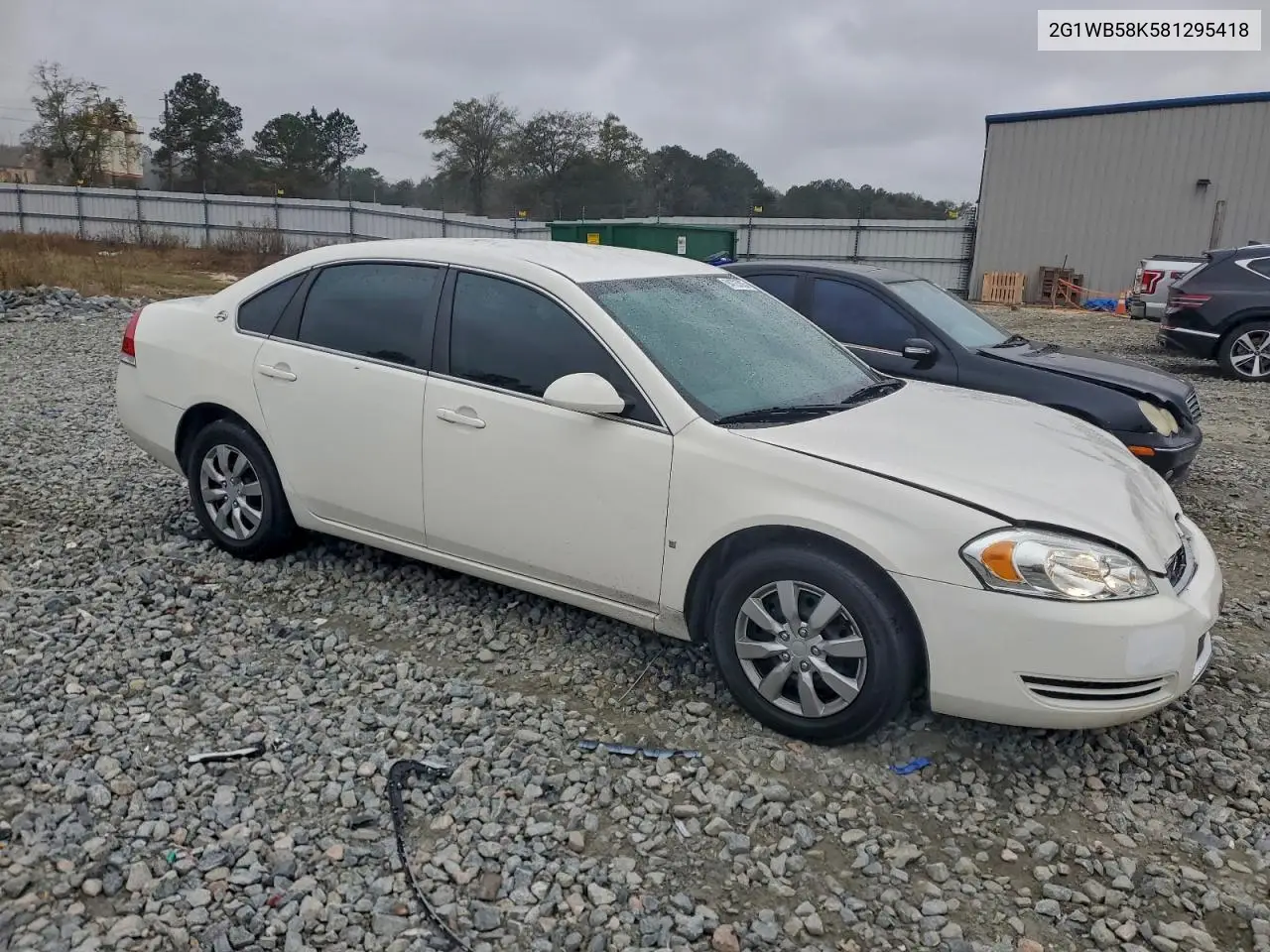 2G1WB58K581295418 2008 Chevrolet Impala Ls