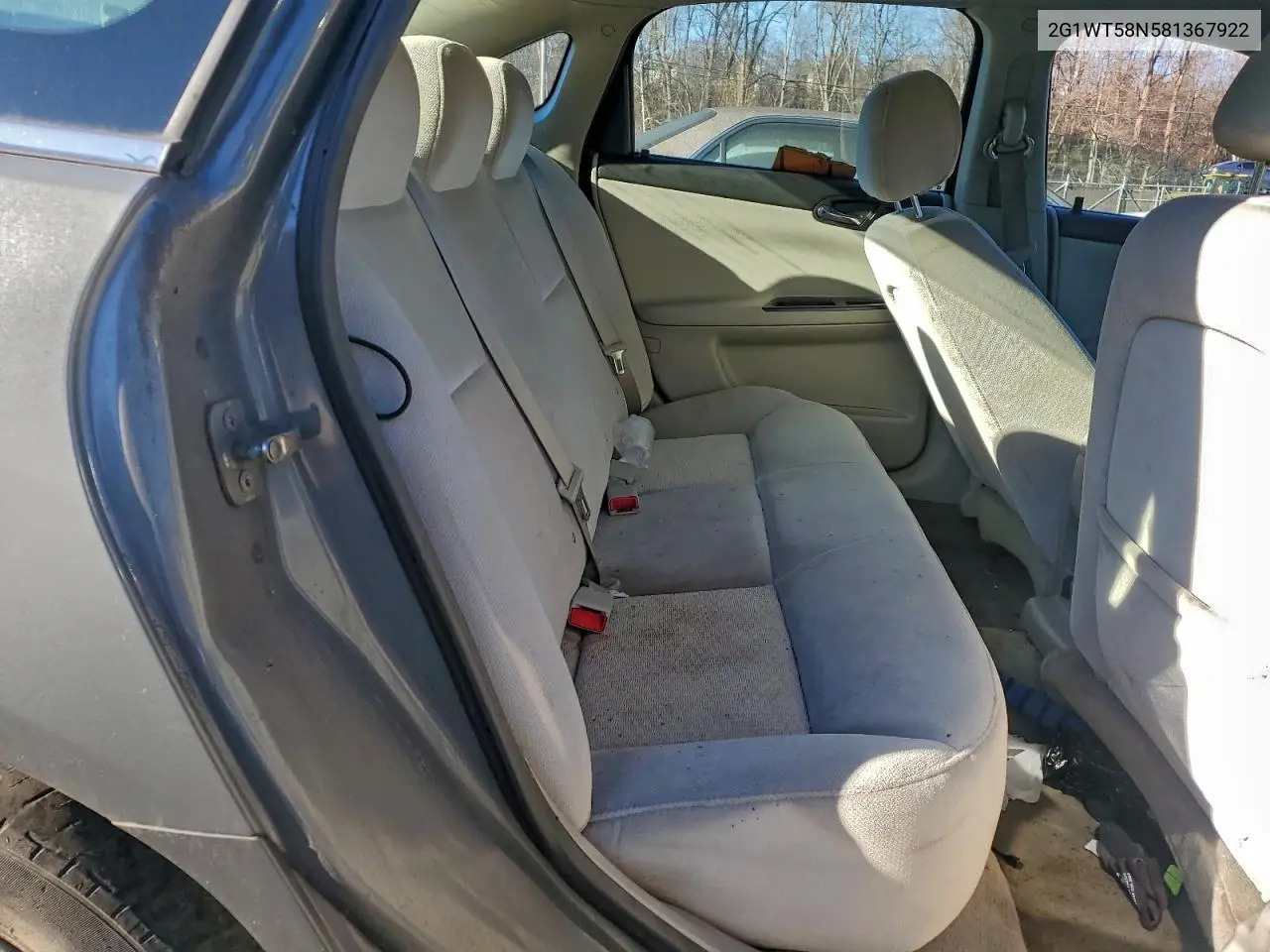 2G1WT58N581367922 2008 Chevrolet Impala Lt
