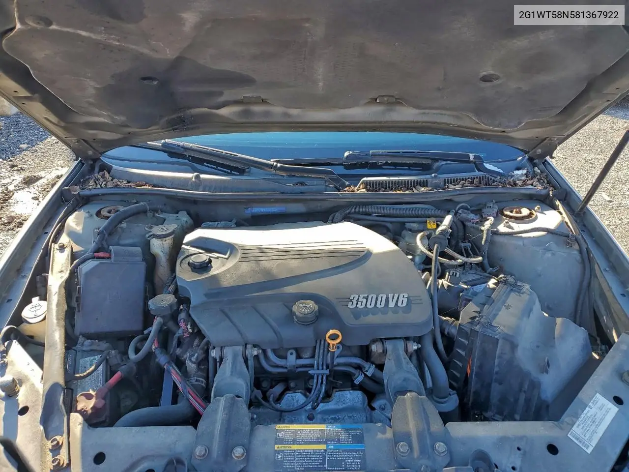 2G1WT58N581367922 2008 Chevrolet Impala Lt