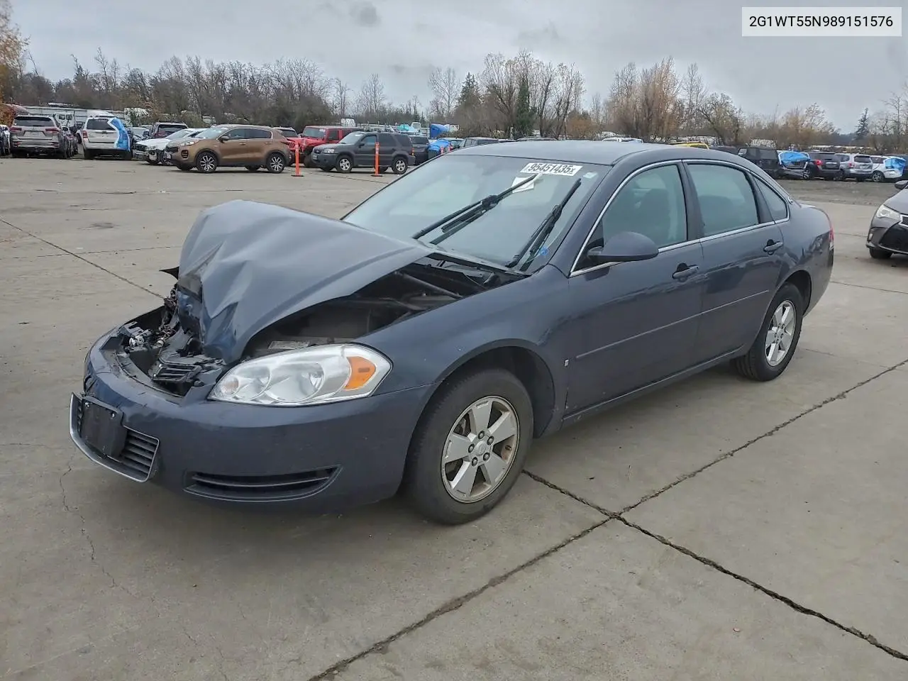 2G1WT55N989151576 2008 Chevrolet Impala Lt