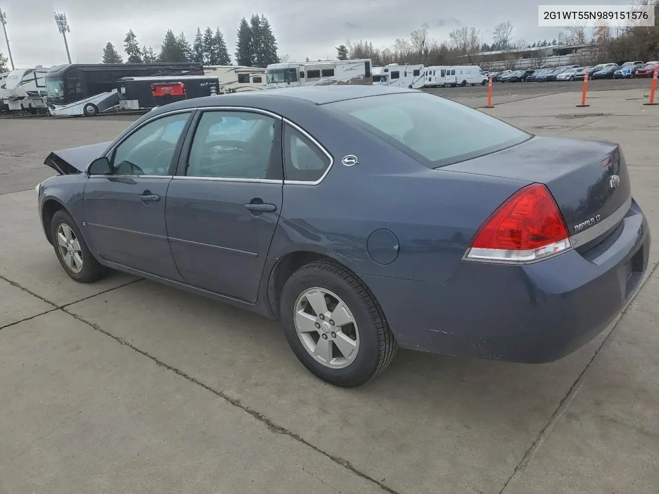 2G1WT55N989151576 2008 Chevrolet Impala Lt