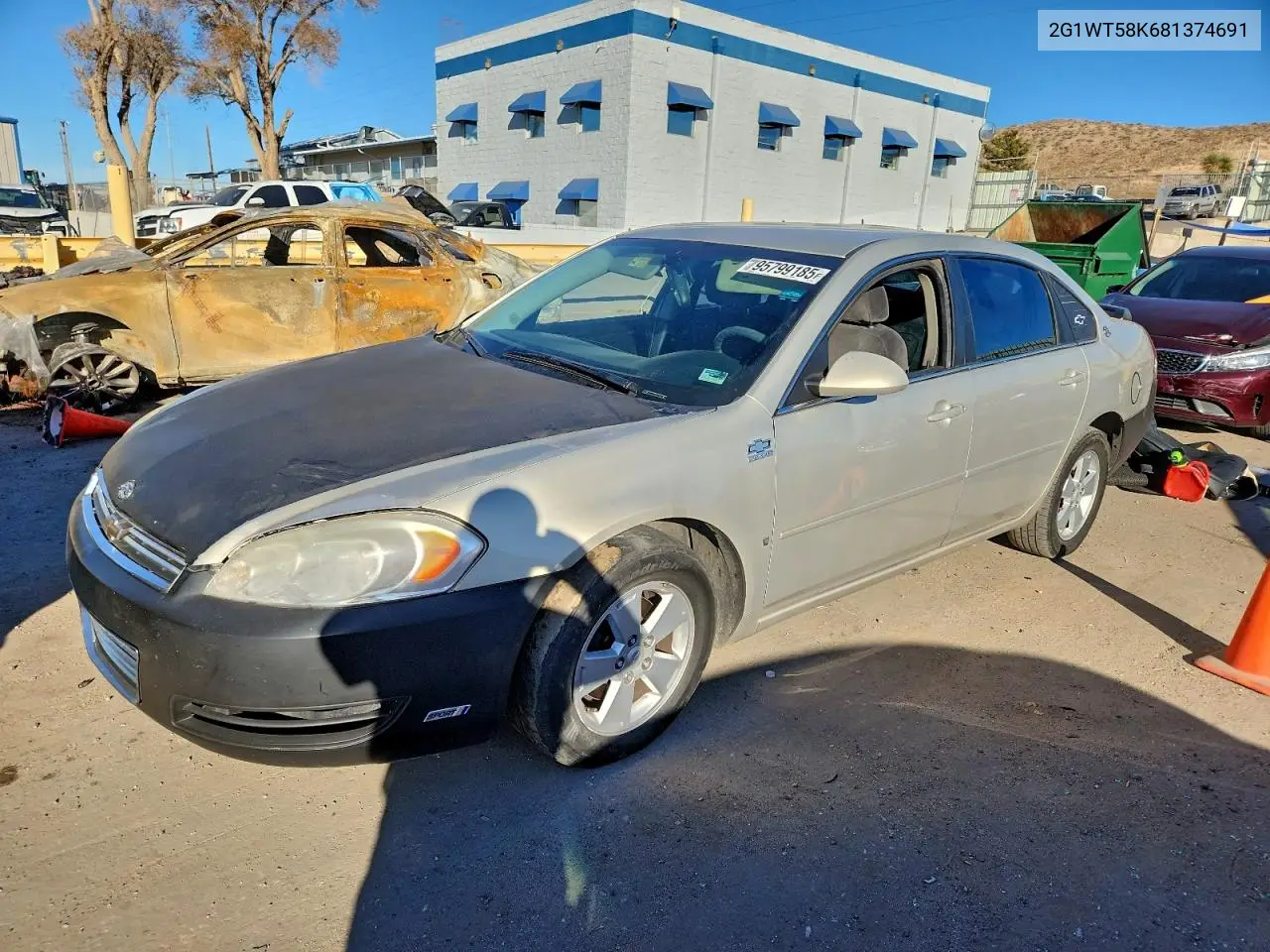 2G1WT58K681374691 2008 Chevrolet Impala Lt