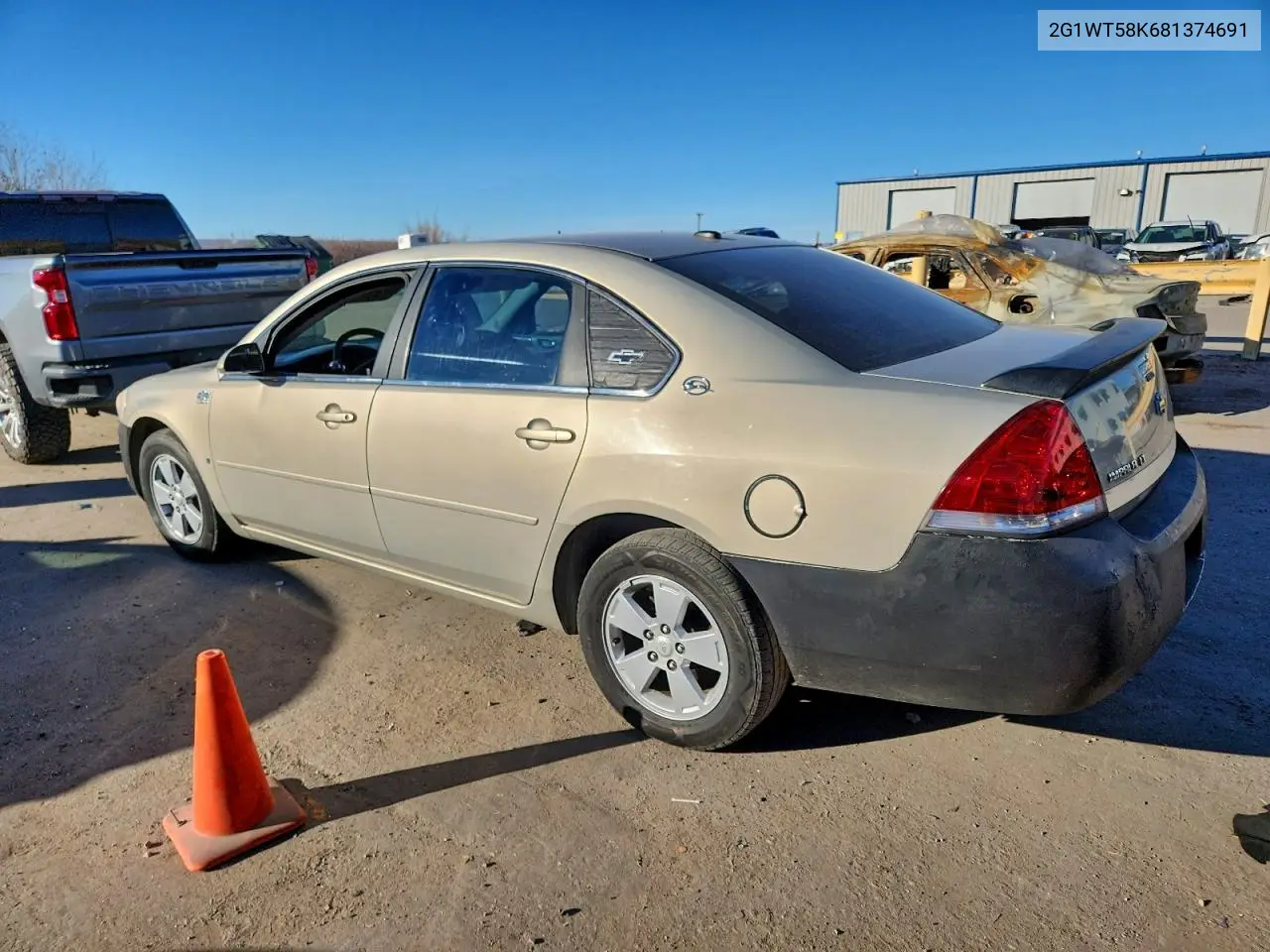 2G1WT58K681374691 2008 Chevrolet Impala Lt