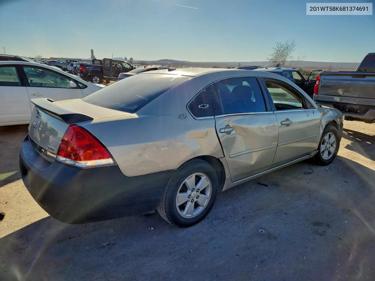 2G1WT58K681374691 2008 Chevrolet Impala Lt