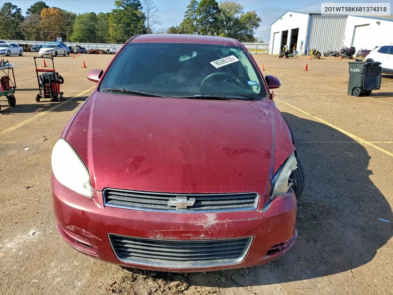 2G1WT58K681374318 2008 Chevrolet Impala Lt