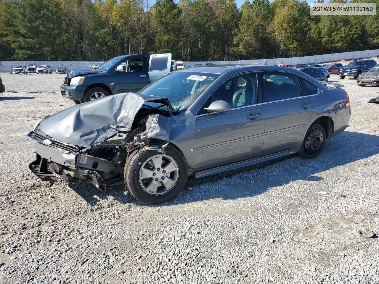2G1WT57K591122160 2009 Chevrolet Impala 1Lt