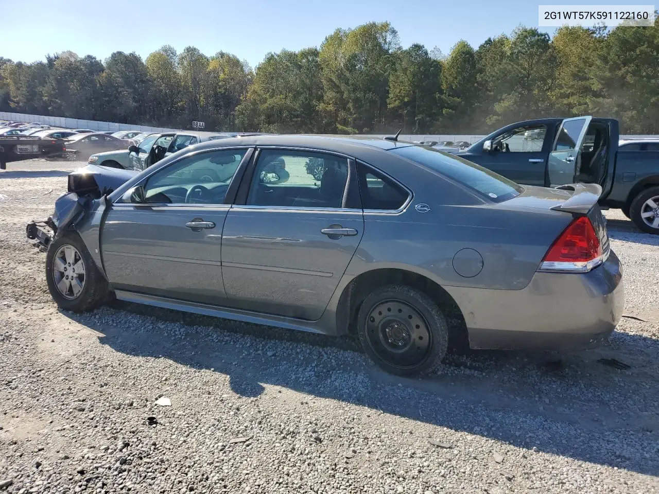 2G1WT57K591122160 2009 Chevrolet Impala 1Lt