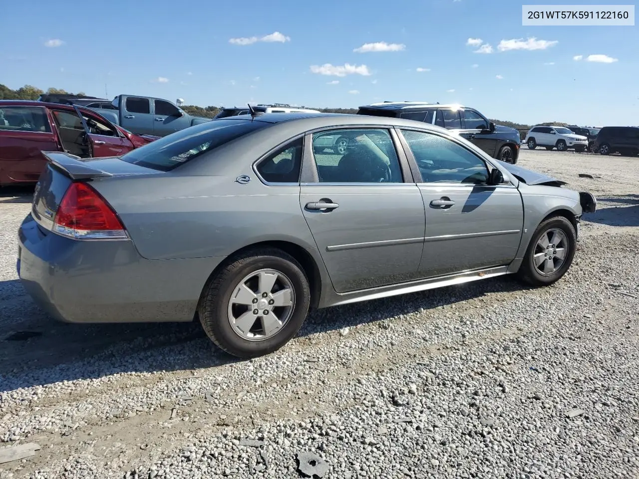 2G1WT57K591122160 2009 Chevrolet Impala 1Lt