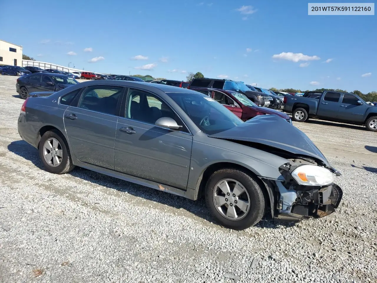 2G1WT57K591122160 2009 Chevrolet Impala 1Lt