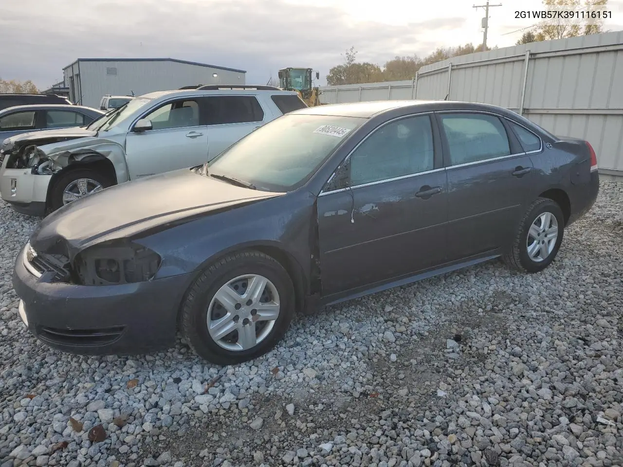 2G1WB57K391116151 2009 Chevrolet Impala Ls
