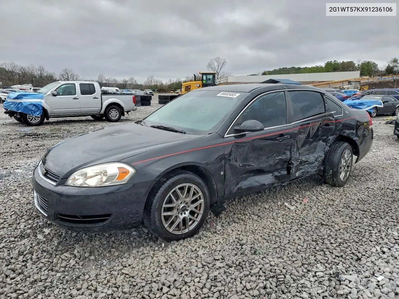 2G1WT57KX91236106 2009 Chevrolet Impala 1Lt