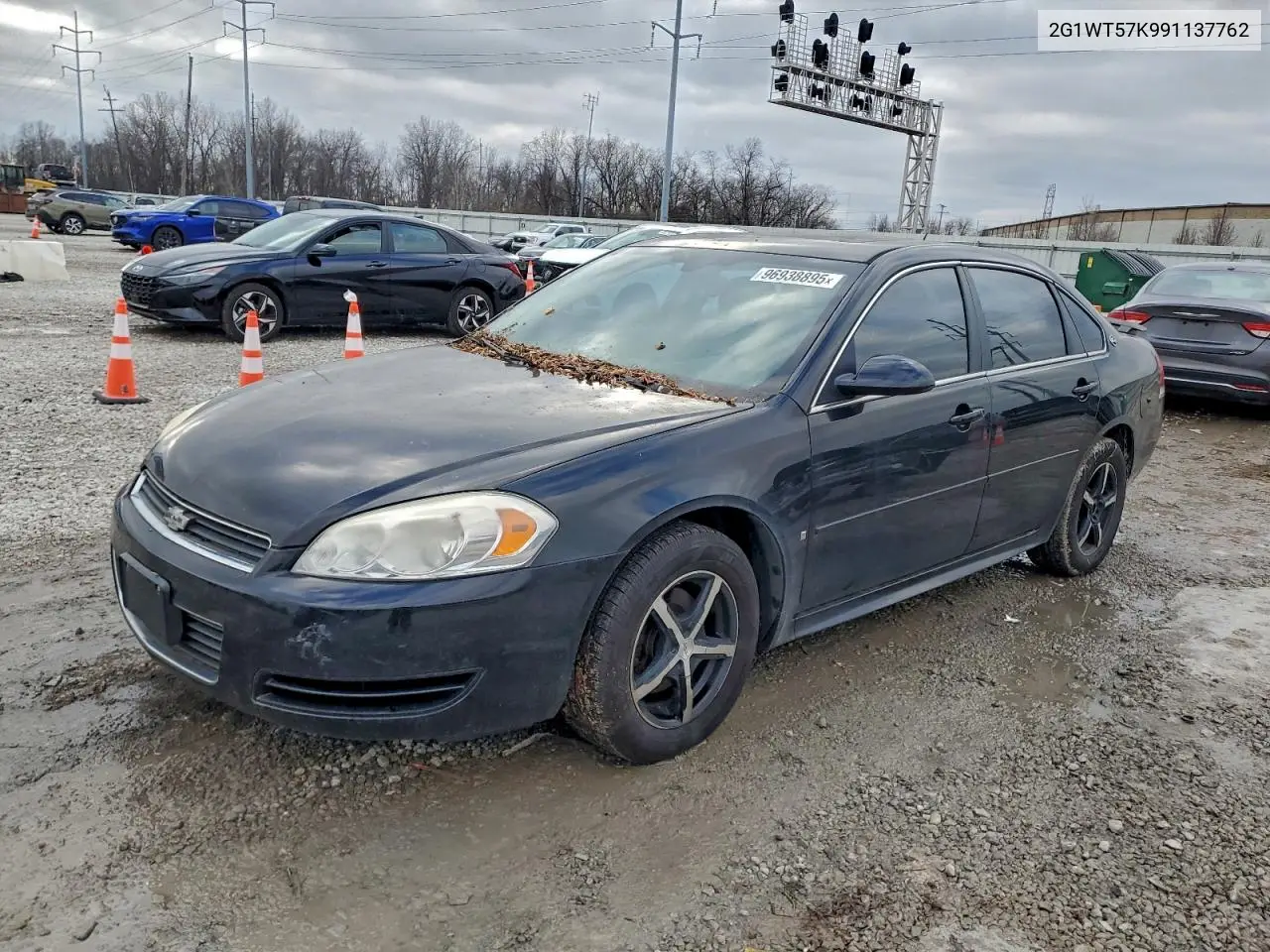 2G1WT57K991137762 2009 Chevrolet Impala 1Lt