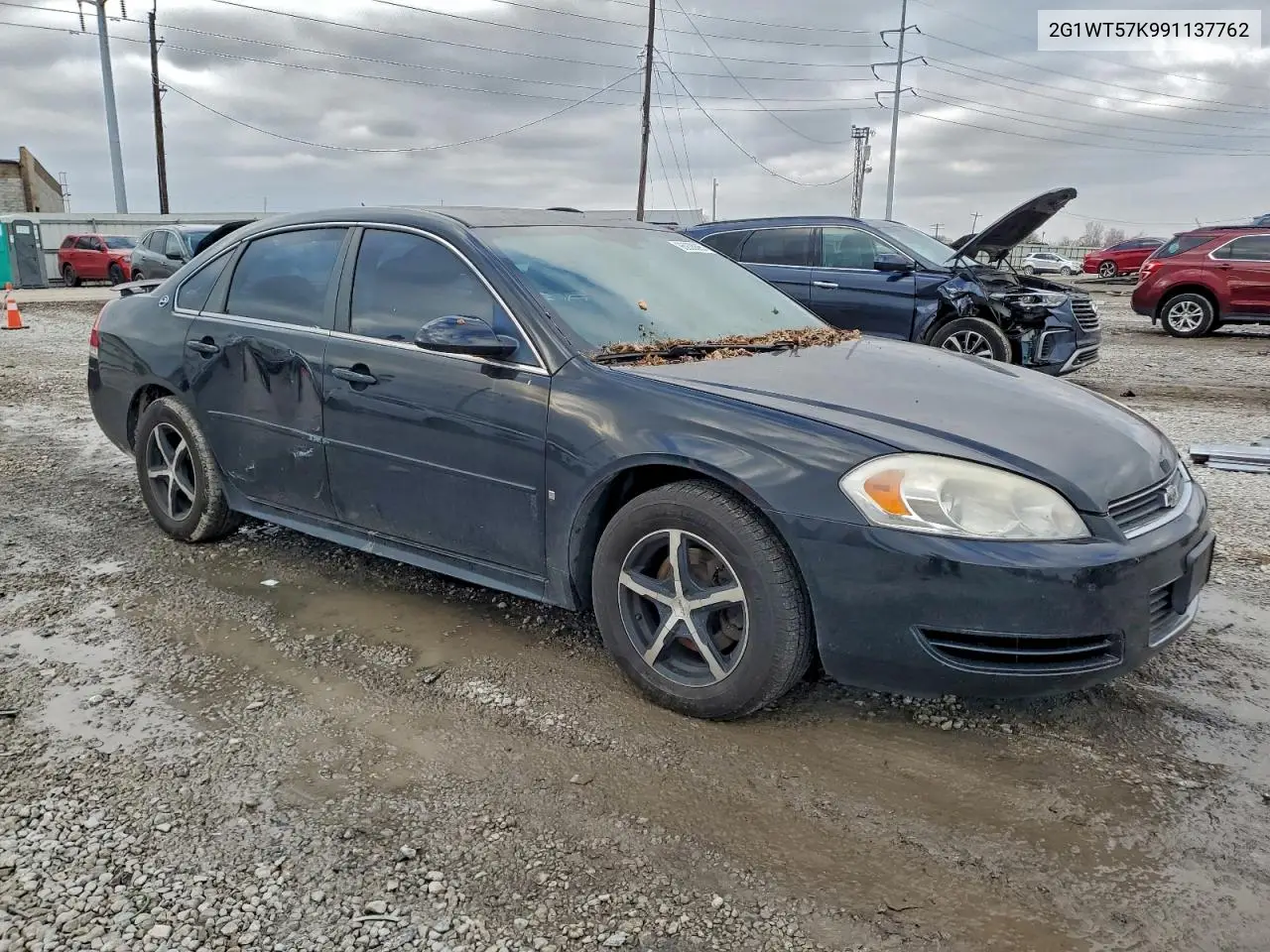 2G1WT57K991137762 2009 Chevrolet Impala 1Lt