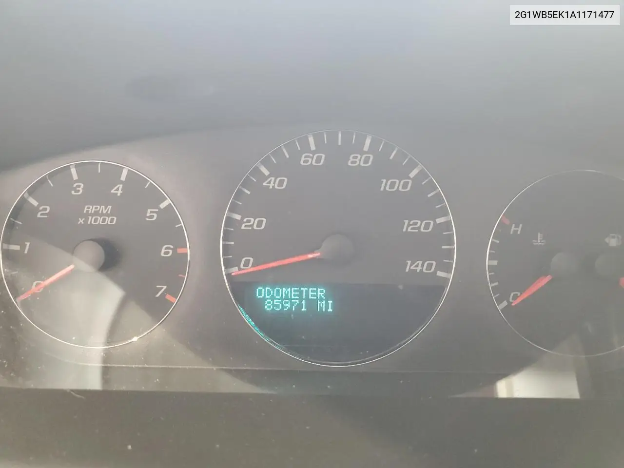 2G1WB5EK1A1171477 2010 Chevrolet Impala Lt