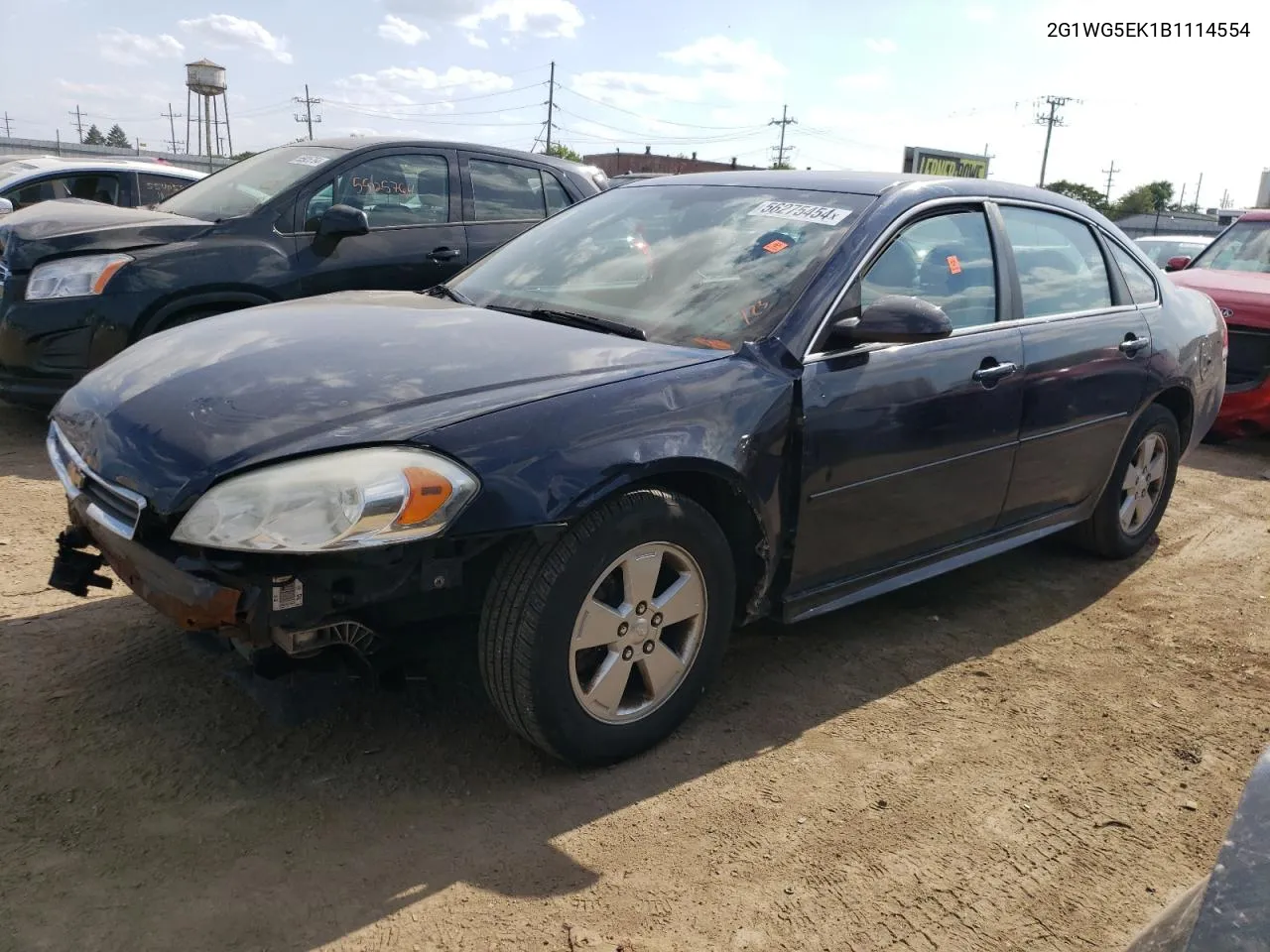 2011 Chevrolet Impala Lt VIN: 2G1WG5EK1B1114554 Lot: 65936854