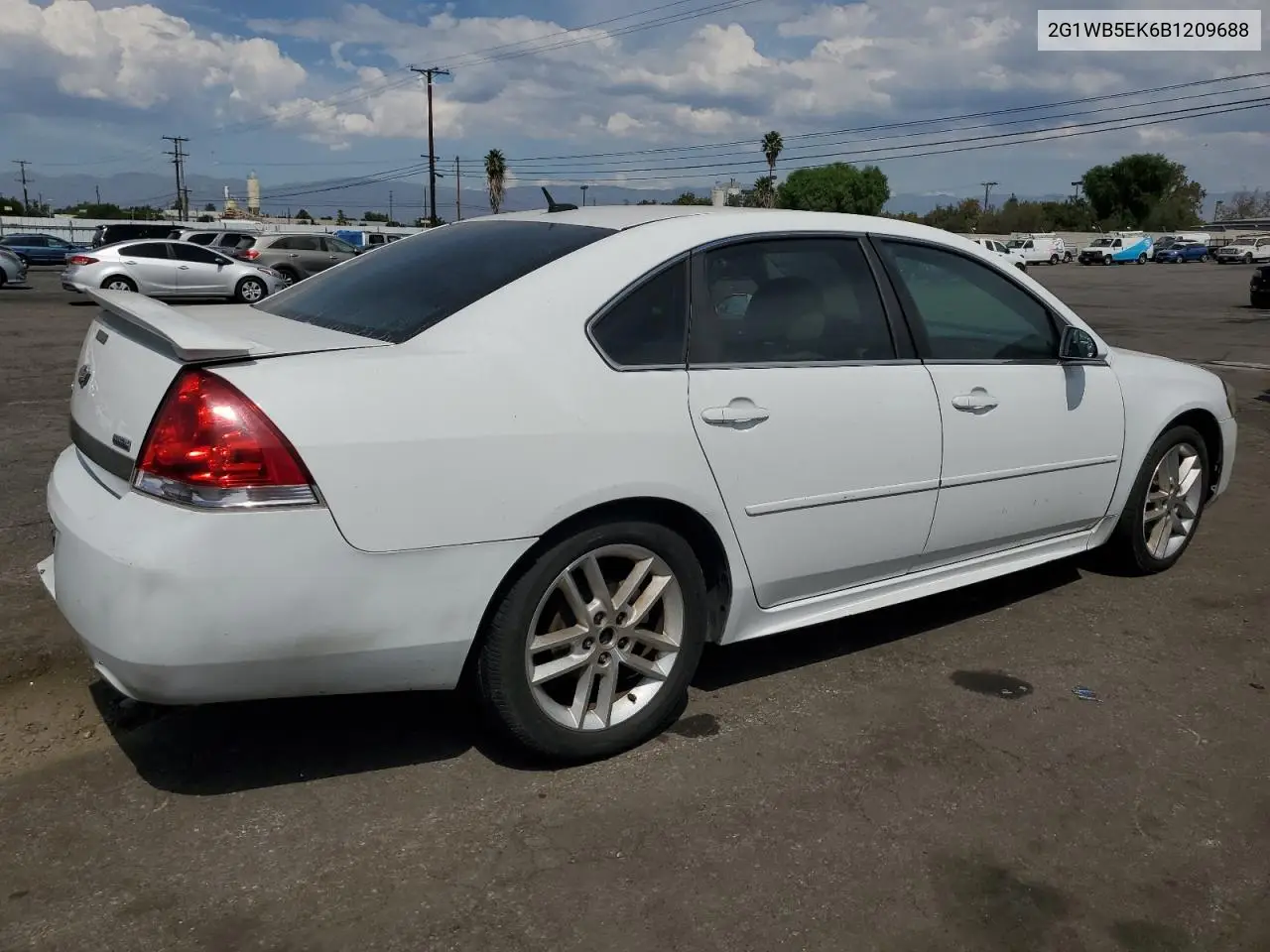 2G1WB5EK6B1209688 2011 Chevrolet Impala Lt