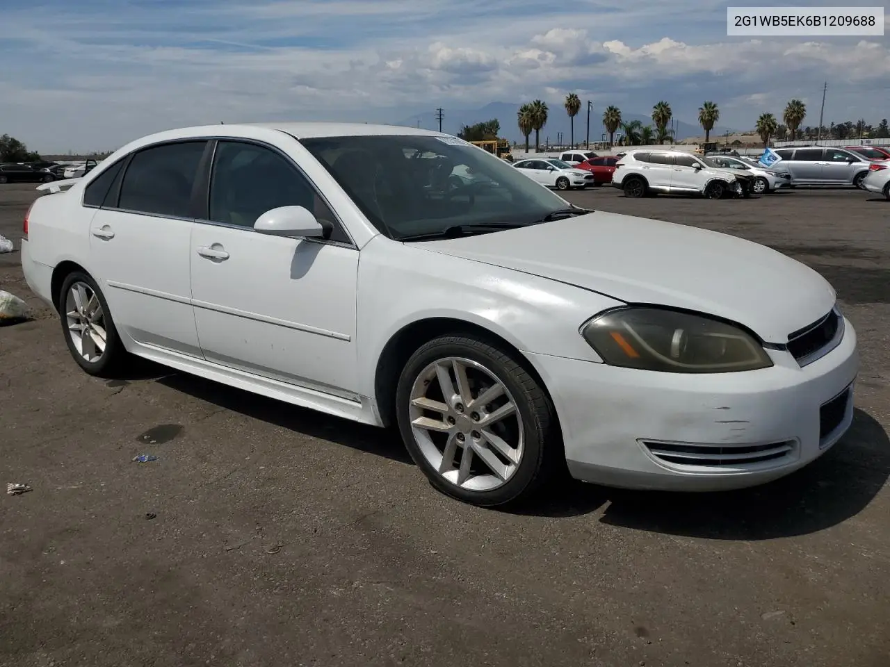 2G1WB5EK6B1209688 2011 Chevrolet Impala Lt