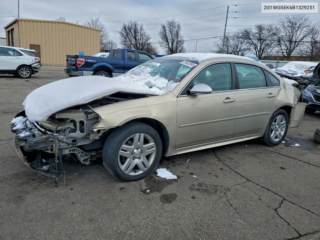2G1WG5EK6B1329251 2011 Chevrolet Impala Lt
