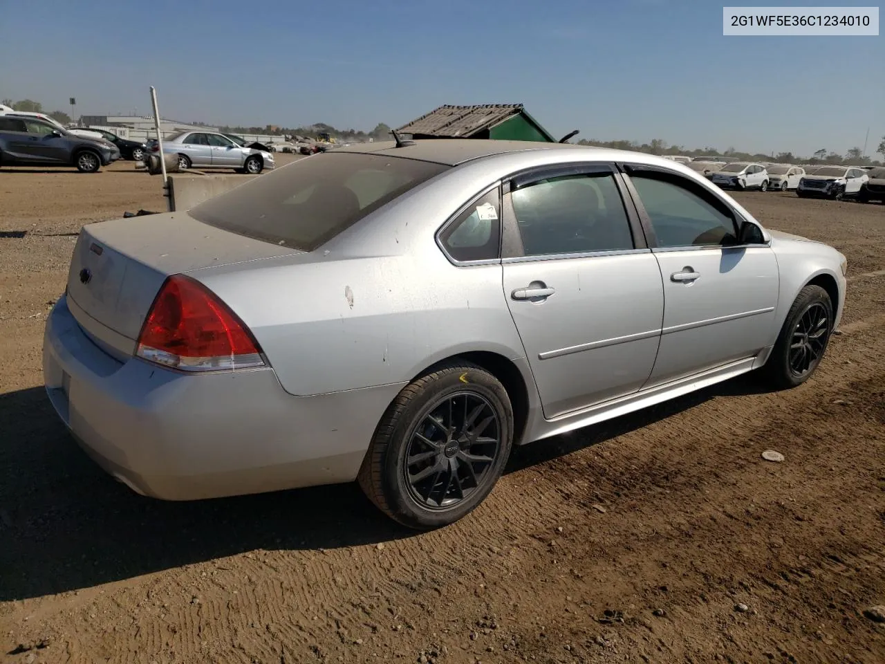 2012 Chevrolet Impala Ls VIN: 2G1WF5E36C1234010 Lot: 72044264