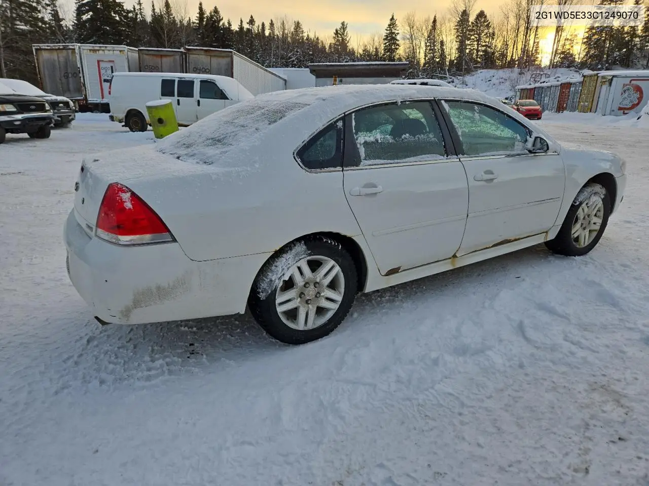 2G1WD5E33C1249070 2012 Chevrolet Impala Police