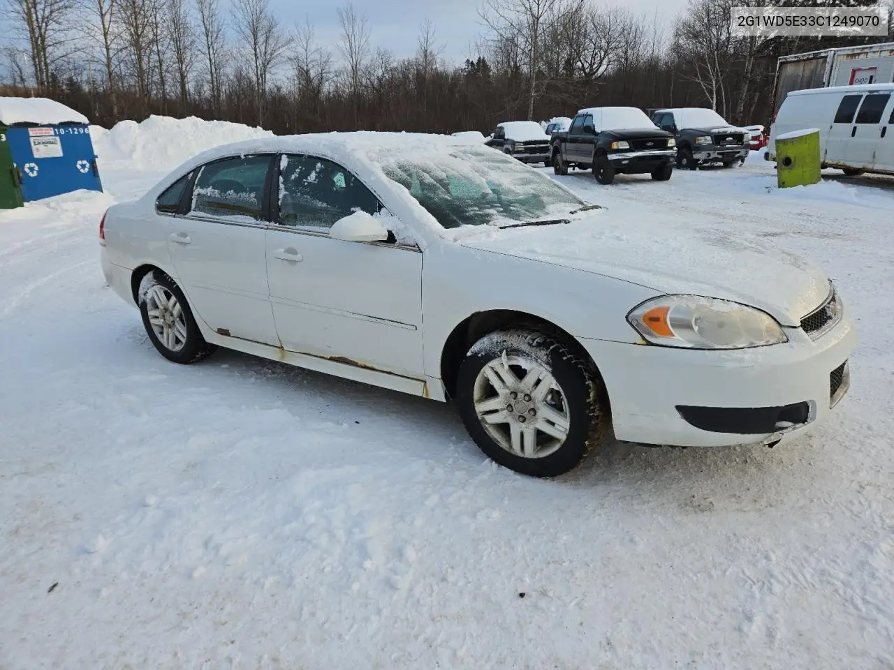 2G1WD5E33C1249070 2012 Chevrolet Impala Police