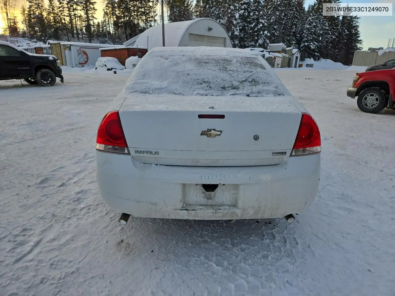 2G1WD5E33C1249070 2012 Chevrolet Impala Police