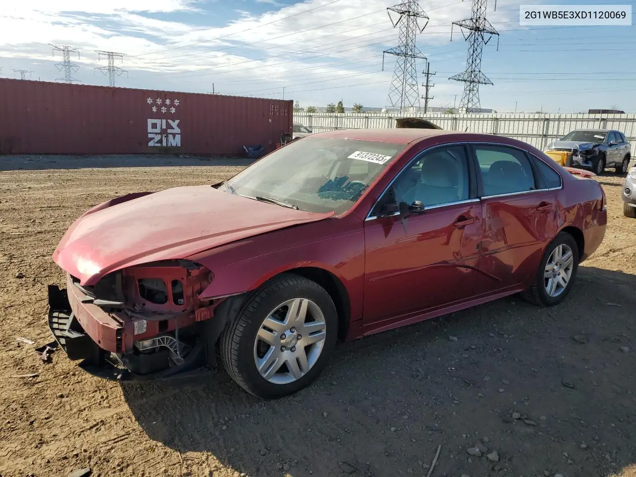 2G1WB5E3XD1120069 2013 Chevrolet Impala Lt